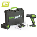 Greenworks 24V Drill Kit & Case